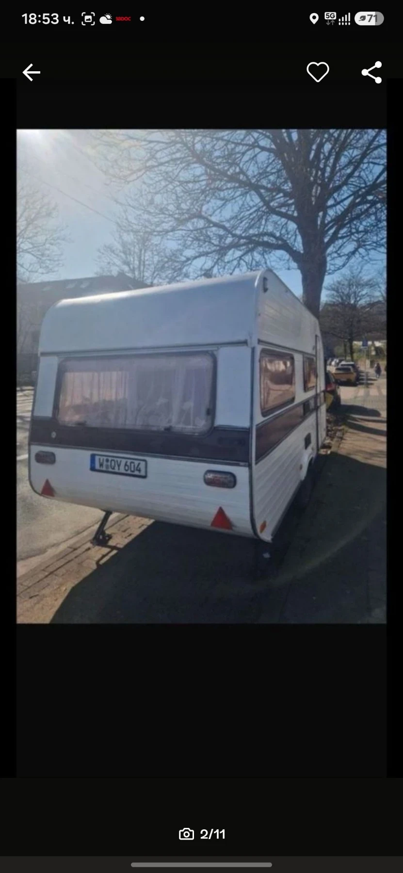 Каравана Avento 445TL, снимка 8 - Каравани и кемпери - 55941817