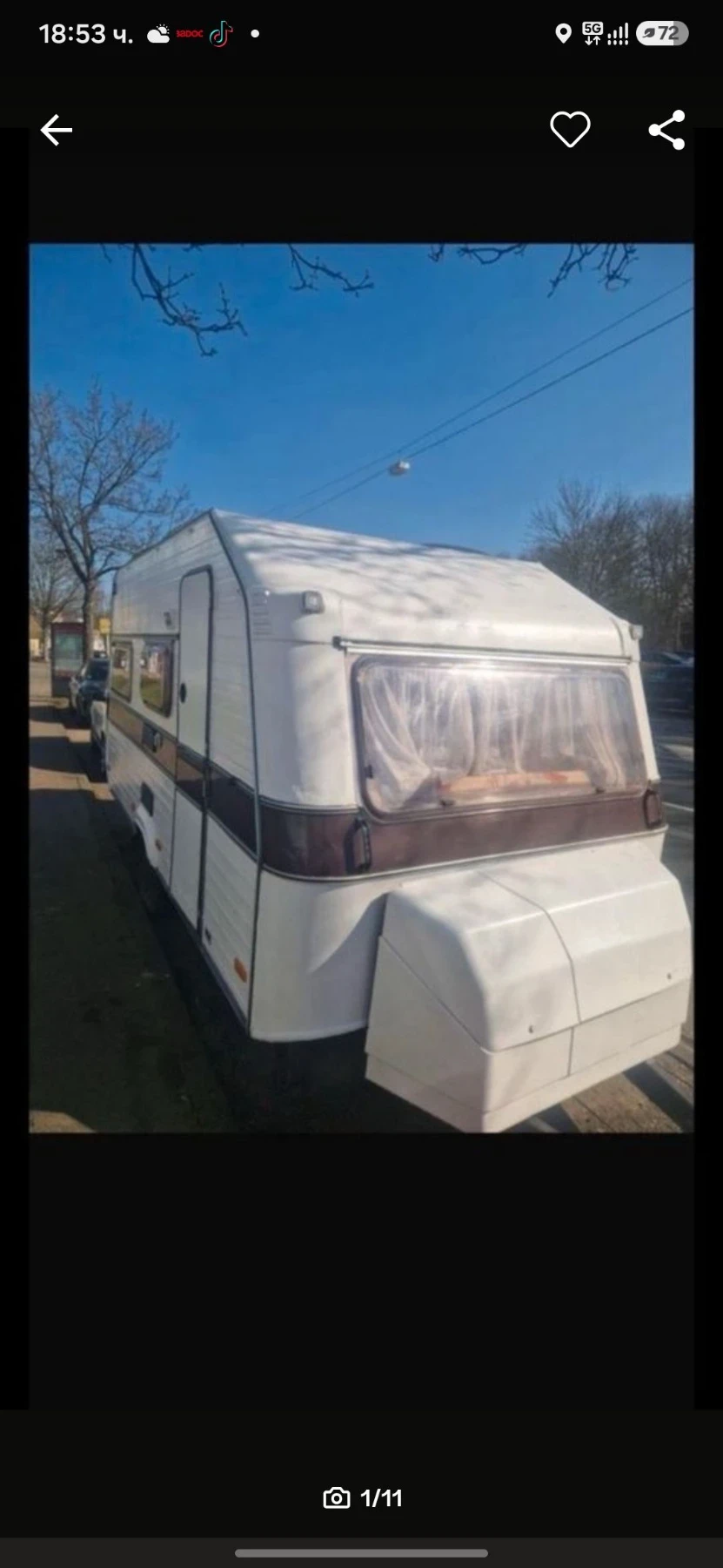 Каравана Avento 445TL, снимка 9 - Каравани и кемпери - 55941817