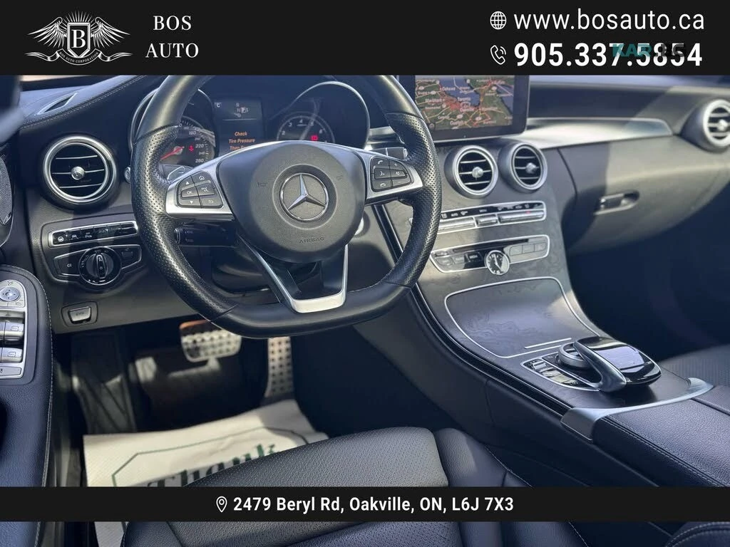 Mercedes-Benz C 400 4MATIC* LUXURY* HEAD-UP* АвтоКредит(ЦЕНА ДО БГ), снимка 9 - Автомобили и джипове - 54779122