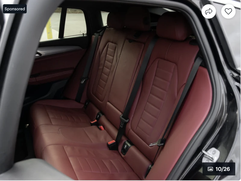 BMW X4 360КАМЕРА* МЪРТВА* ТОЧКА* ПОДГРЕВ* ПАНОРАМА* , снимка 17 - Автомобили и джипове - 52973499