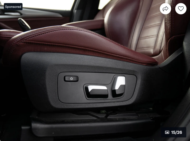 BMW X4 360КАМЕРА* МЪРТВА* ТОЧКА* ПОДГРЕВ* ПАНОРАМА* , снимка 15 - Автомобили и джипове - 52973499