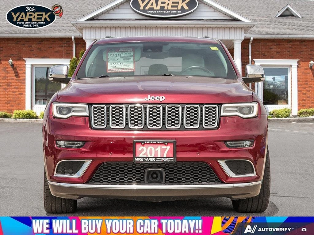 Jeep Grand cherokee 2017 Jeep Grand Cherokee Summit 4WD, снимка 2 - Автомобили и джипове - 54867991
