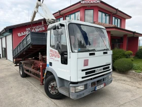 Iveco Eurocargo 100E15* Тристранен самосвал + Кран 3.100kg, снимка 2