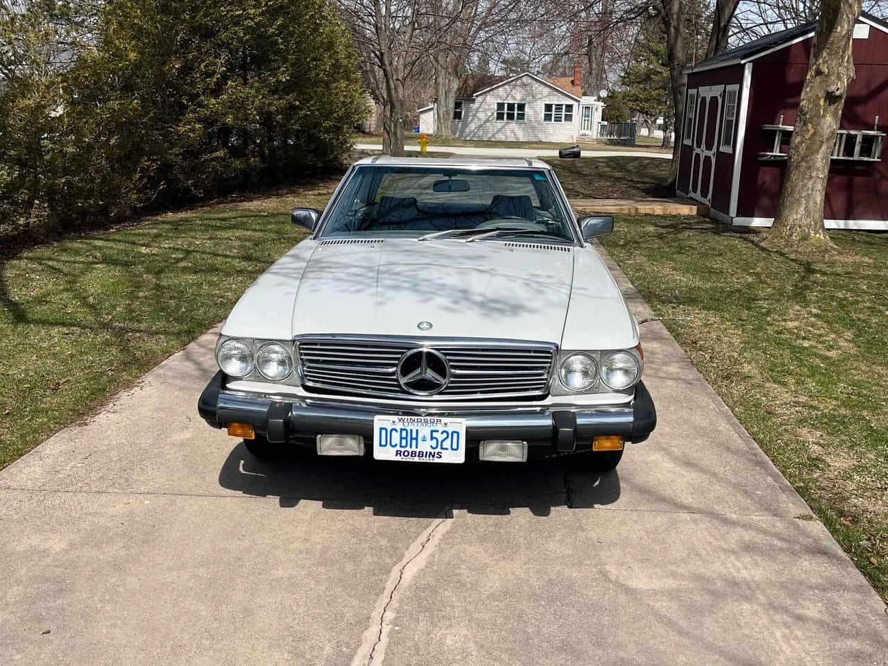 Mercedes-Benz SL 380SL/CARFAX/ Автомат, снимка 2 - Автомобили и джипове - 53967885