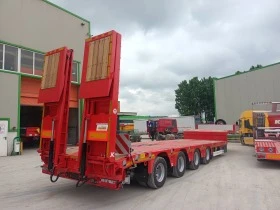 Полуремарке Kaessbohrer K.SLA; 4-оси; разтегаемо; двойни хидравлични рампи, снимка 1