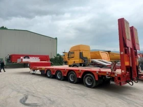 Полуремарке Kaessbohrer K.SLA; 4-оси; разтегаемо; двойни хидравлични рампи, снимка 3