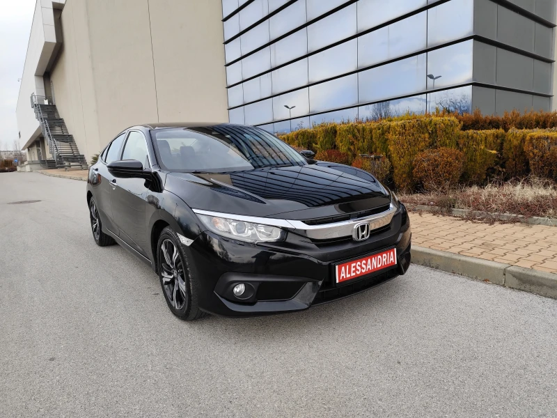 Honda Civic 1, 6 ДИЗЕЛ, АВТОМАТ, КСЕНОН, ЛЕД, НАВИ, КАМЕРА, снимка 16 - Автомобили и джипове - 52435788