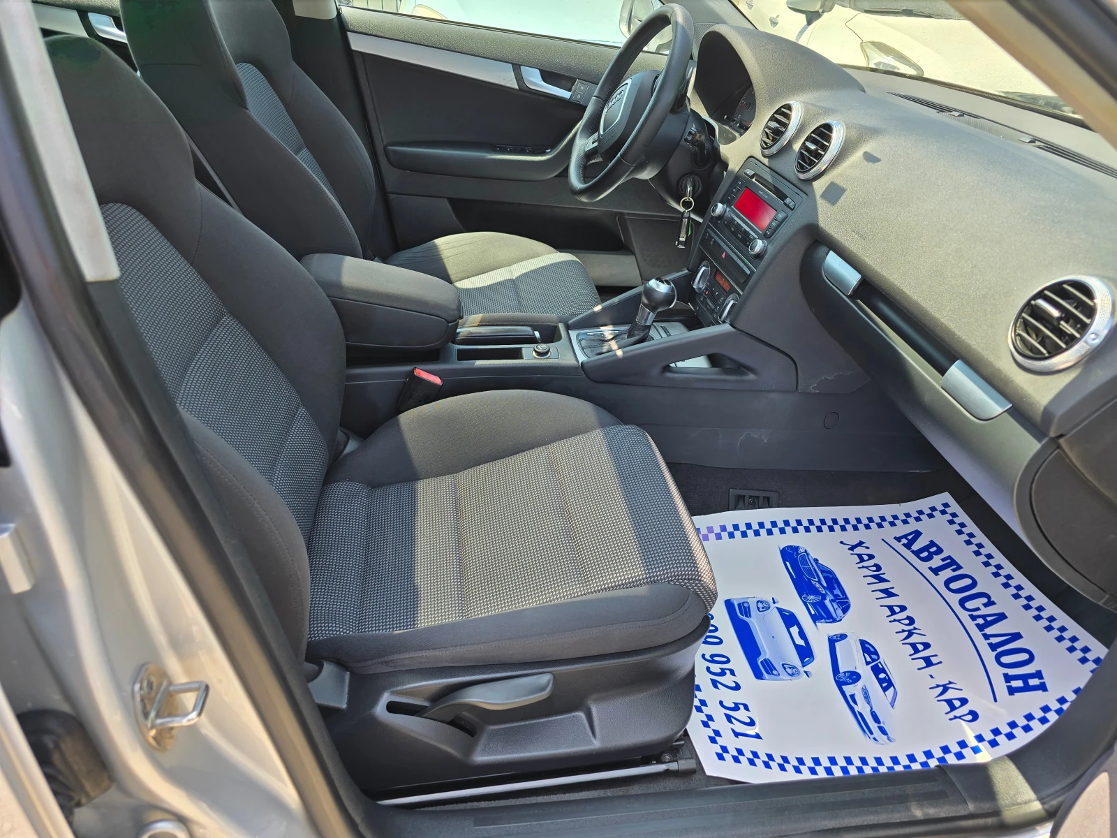 Audi A3 SPORTBAC-1.6TDI-ЕВРО 5В-S-LINE-ПАНОРАМА-АВТОМАТ - изображение 10