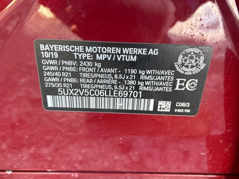 BMW X4 M40i  CARFAX, снимка 10 - Автомобили и джипове - 52663510