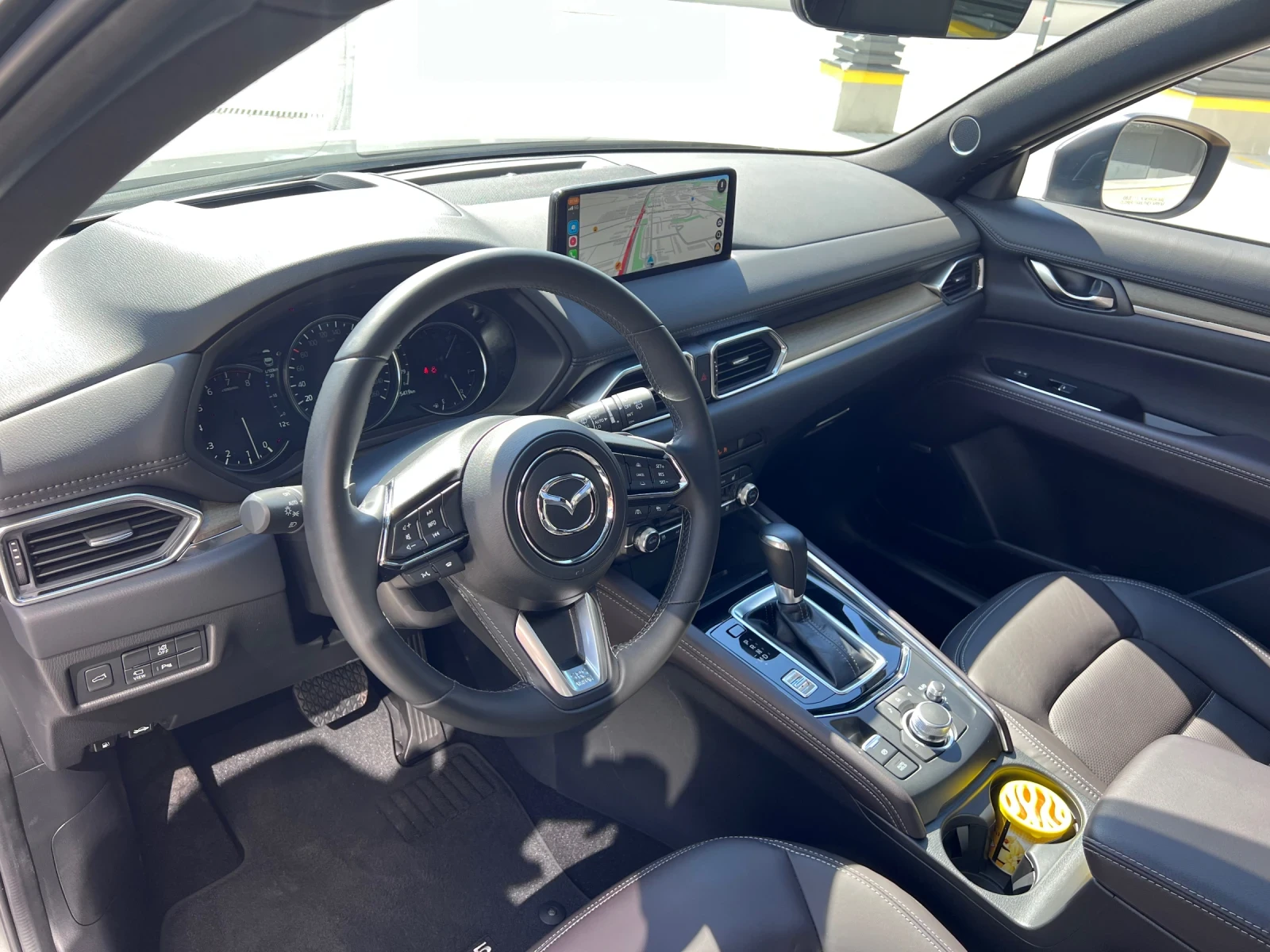 Mazda CX-5 2.5T* SIGNATURE* Обдухване* Дистроник* Хед Ъп, снимка 9 - Автомобили и джипове - 54250639