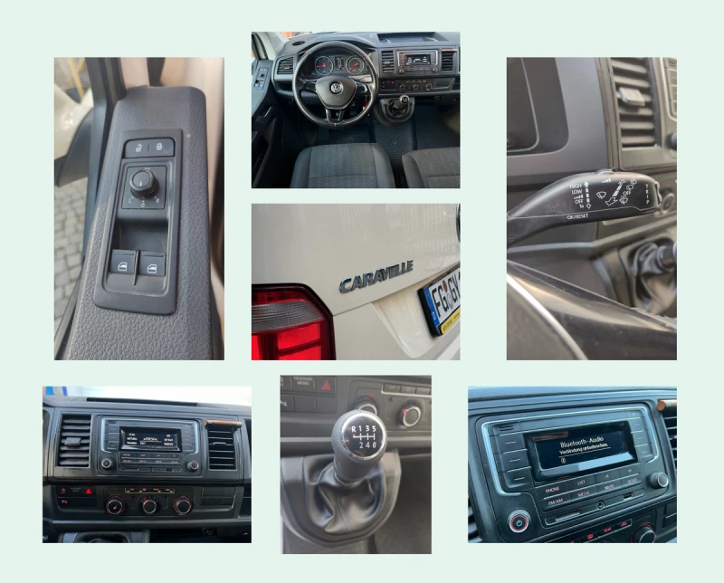 VW Caravelle 2.0 TDI 9места Германия, снимка 12 - Бусове и автобуси - 52165025