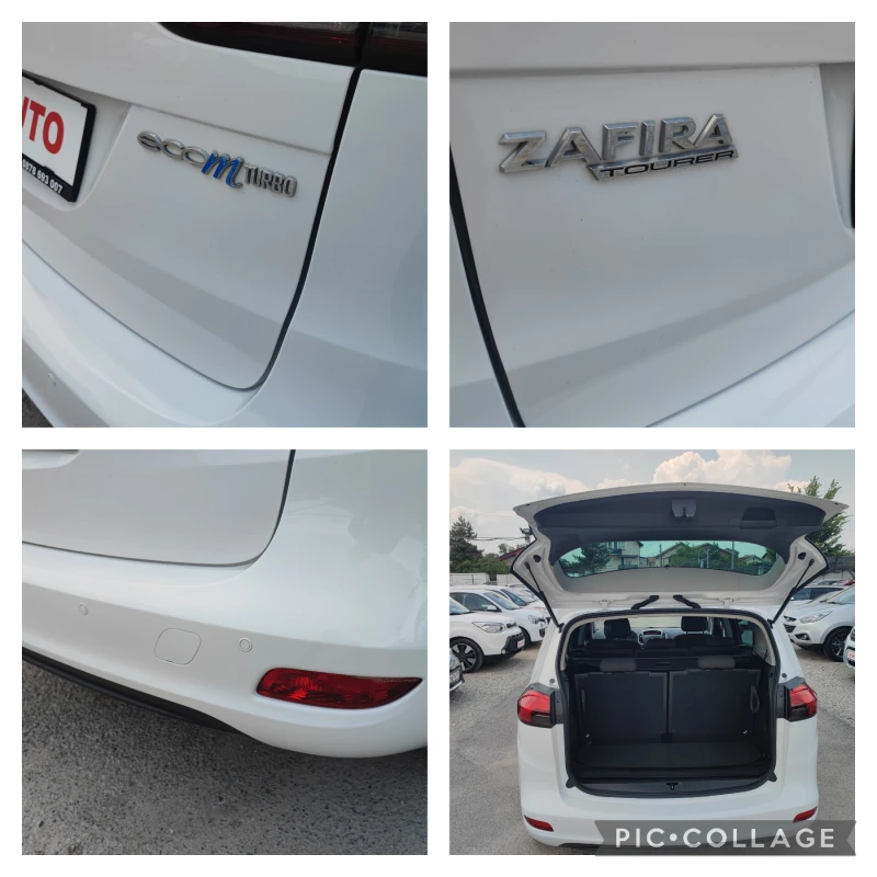 Opel Zafira 1.6 ECOMTURBO-150ks-6sk-7места- ПАРКТРОНИК, снимка 16 - Автомобили и джипове - 50573591