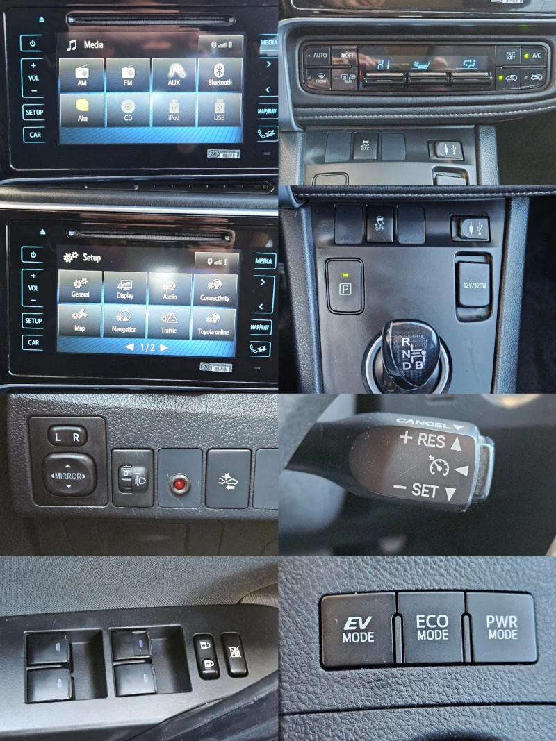 Toyota Auris 1.8I-Hybrid/136к.с/EDITION/LED/NAVI/БЛУТУТ/EURO 6, снимка 14 - Автомобили и джипове - 53111316