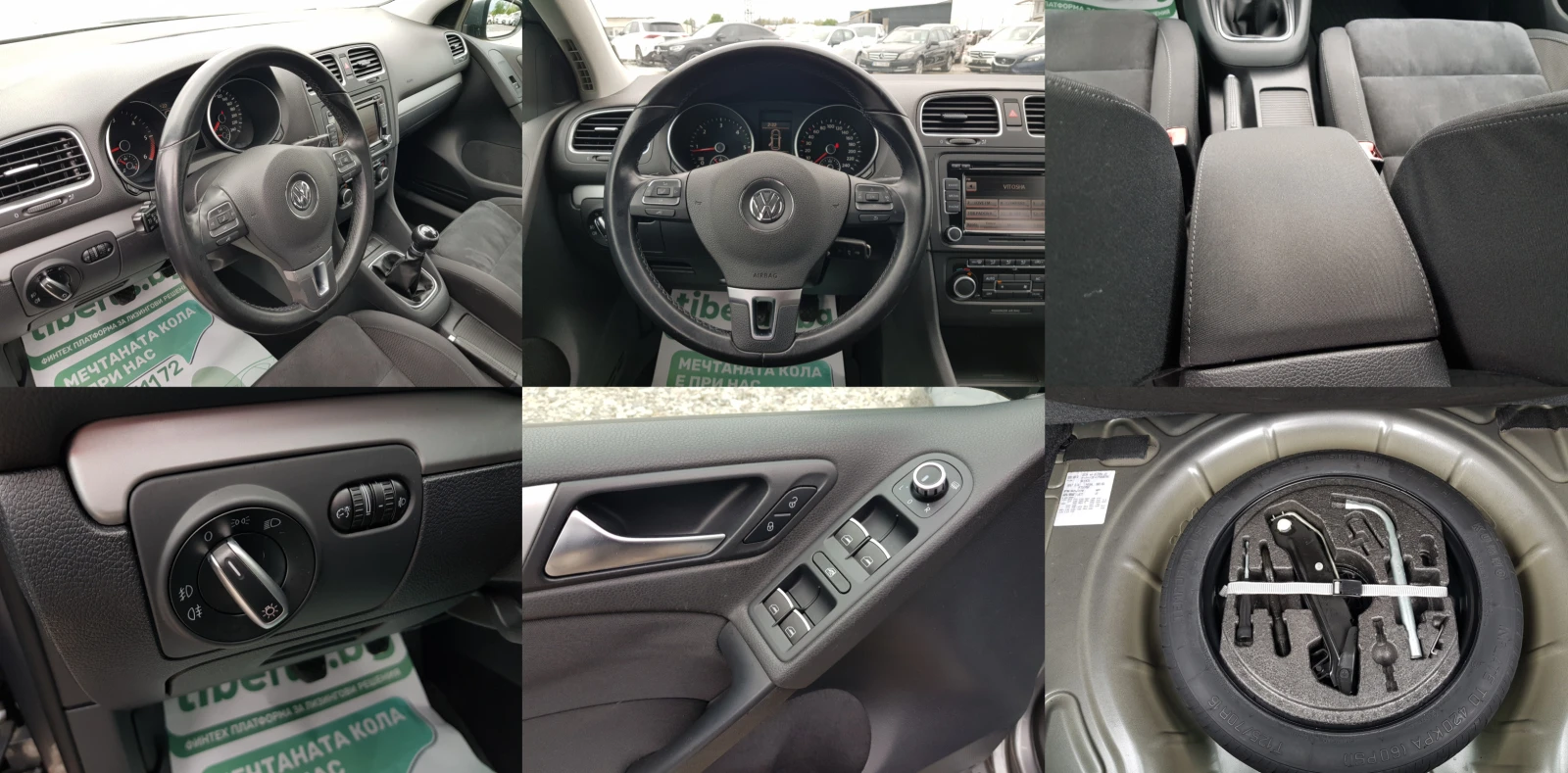 VW Golf 2.0 TDI-140 к.с. HIGHLINE 6 скорости EURO 5B, снимка 14 - Автомобили и джипове - 54380427