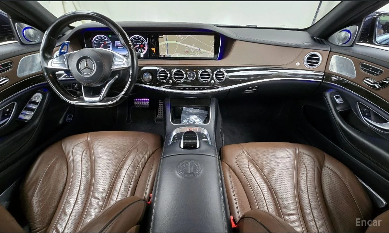 Mercedes-Benz S 63 AMG 4MATIC* BURMESTER* ДИСТРОНИК* ОБДУХВАНЕ* МАСАЖ* , снимка 8 - Автомобили и джипове - 55046491