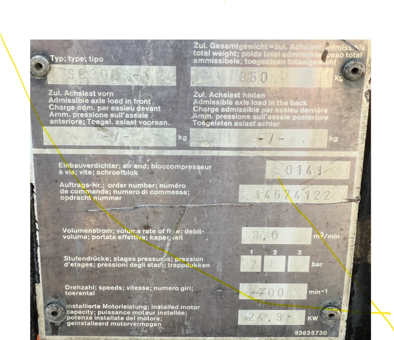 Компресори Друга Mannesmann DEMAG SC30, снимка 9 - Индустриална техника - 51455589