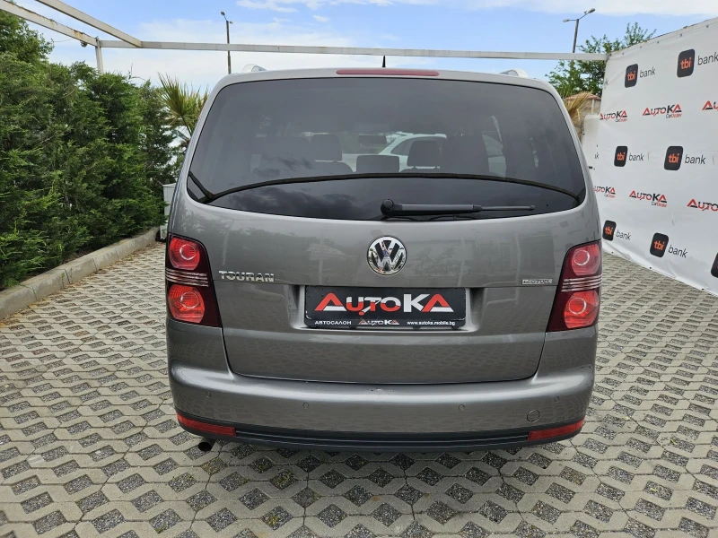 VW Touran 2.0i-109кс= ФАБРИЧЕН МЕТАН= FACELIFT= HIGHLINE , снимка 4 - Автомобили и джипове - 50392603