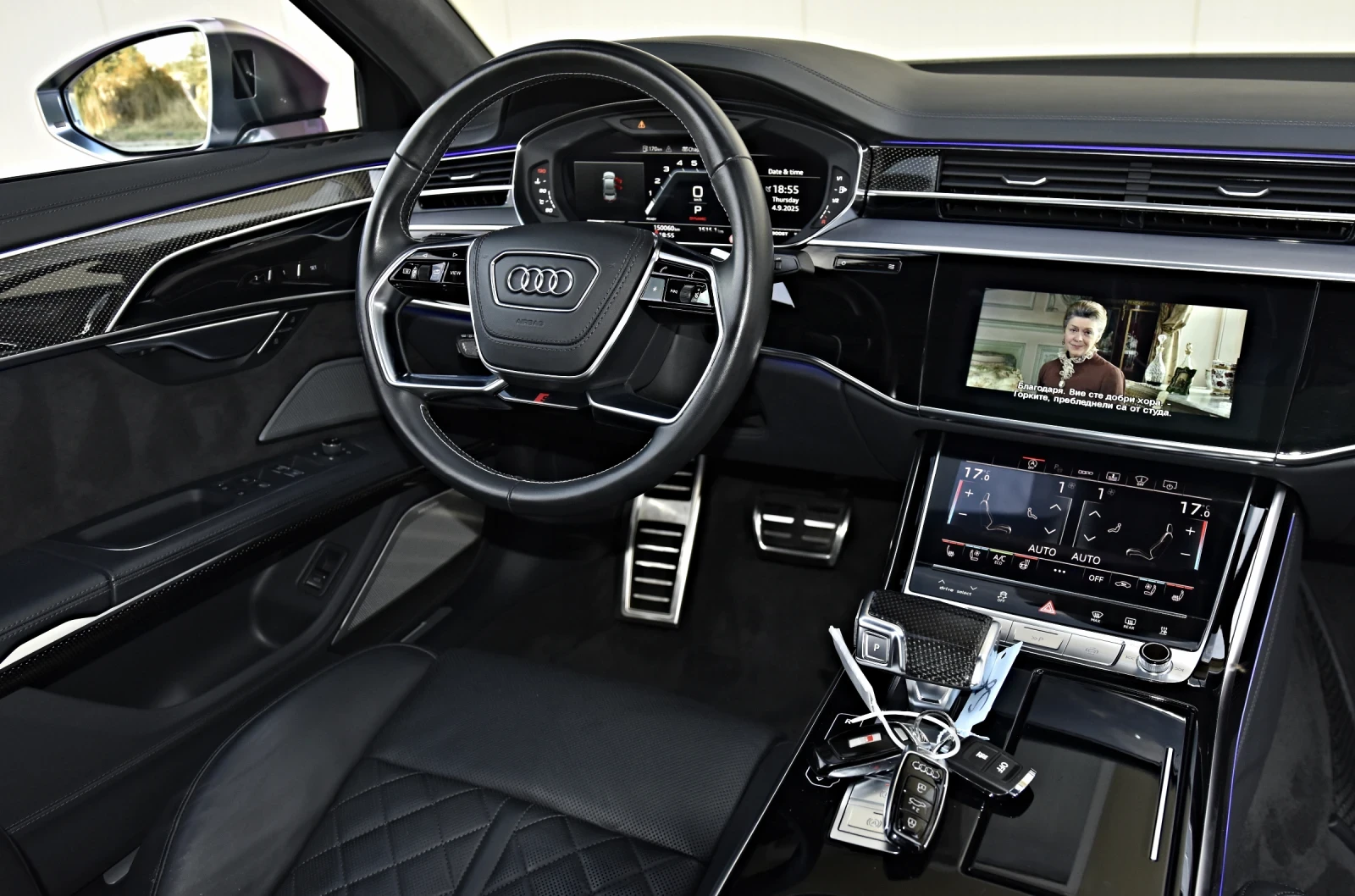 Audi S8 4.0 TFSI V8T B&O-3D S-SITZE DYNAMIC CERAMIC CARBON - изображение 10