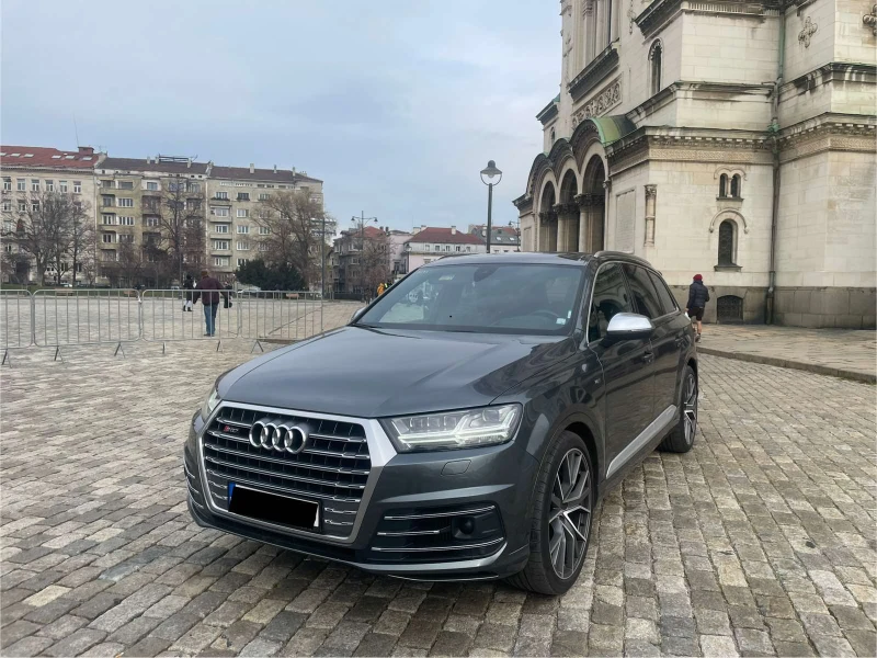 Audi SQ7 4.0TDI* Quattro* Pano* Head-Up* Distrinic* Bose , снимка 1 - Автомобили и джипове - 48427532