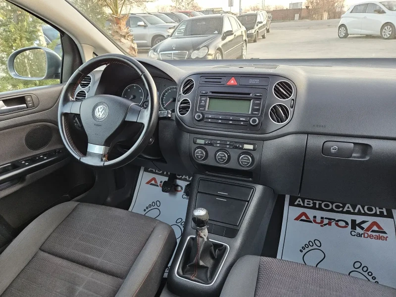 VW Golf Plus 1.9TDI-105кс= GOAL= АВТОПИЛОТ= ПОДГРЕВ= КЛИМАТРОНИ, снимка 13 - Автомобили и джипове - 48633310