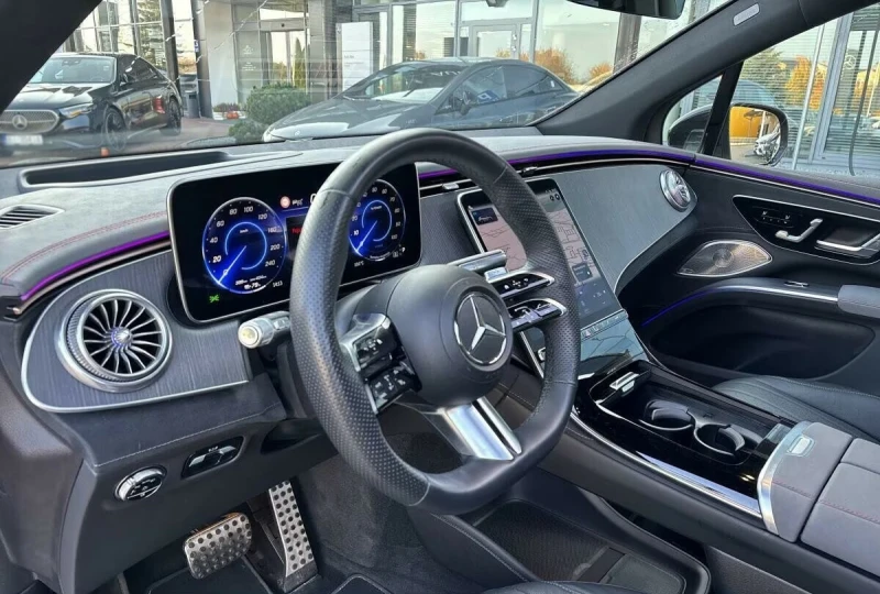 Mercedes-Benz EQS 450/SUV/AMG/360HP/PANO/BURM/MEMO/HUD/AHK/343g, снимка 11 - Автомобили и джипове - 51756935