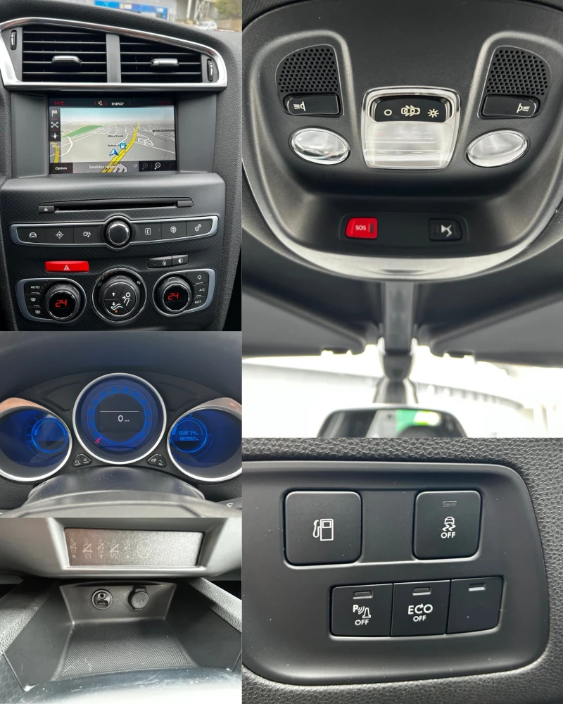 DS DS 4 Crossback 1.6 HDi 120 к.с. NAVI, снимка 13 - Автомобили и джипове - 52502261