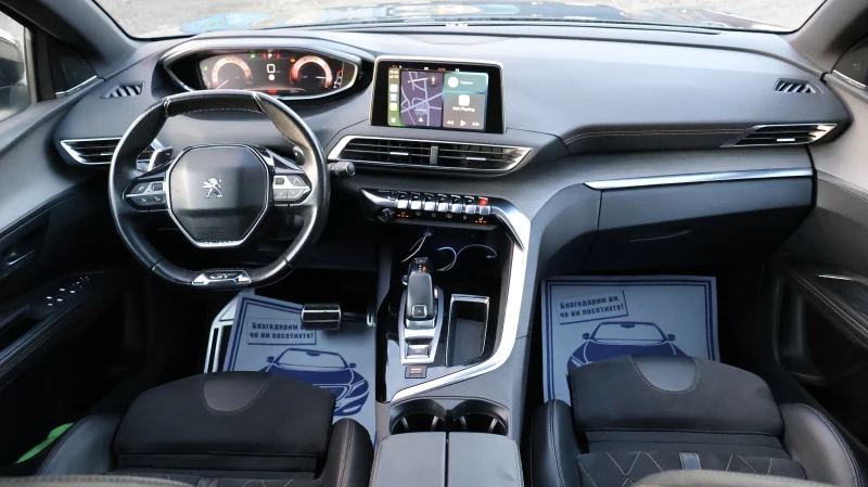 Peugeot 5008 2.0HDI GT-Line 180К.С. ДИСТРОНИК МАСАЖ CARPLAY , снимка 11 - Автомобили и джипове - 52940700