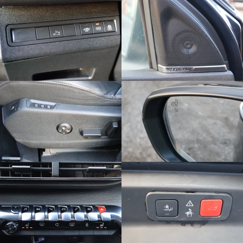 Peugeot 5008 2.0HDI GT-Line 180К.С. ДИСТРОНИК МАСАЖ CARPLAY , снимка 16 - Автомобили и джипове - 52940700