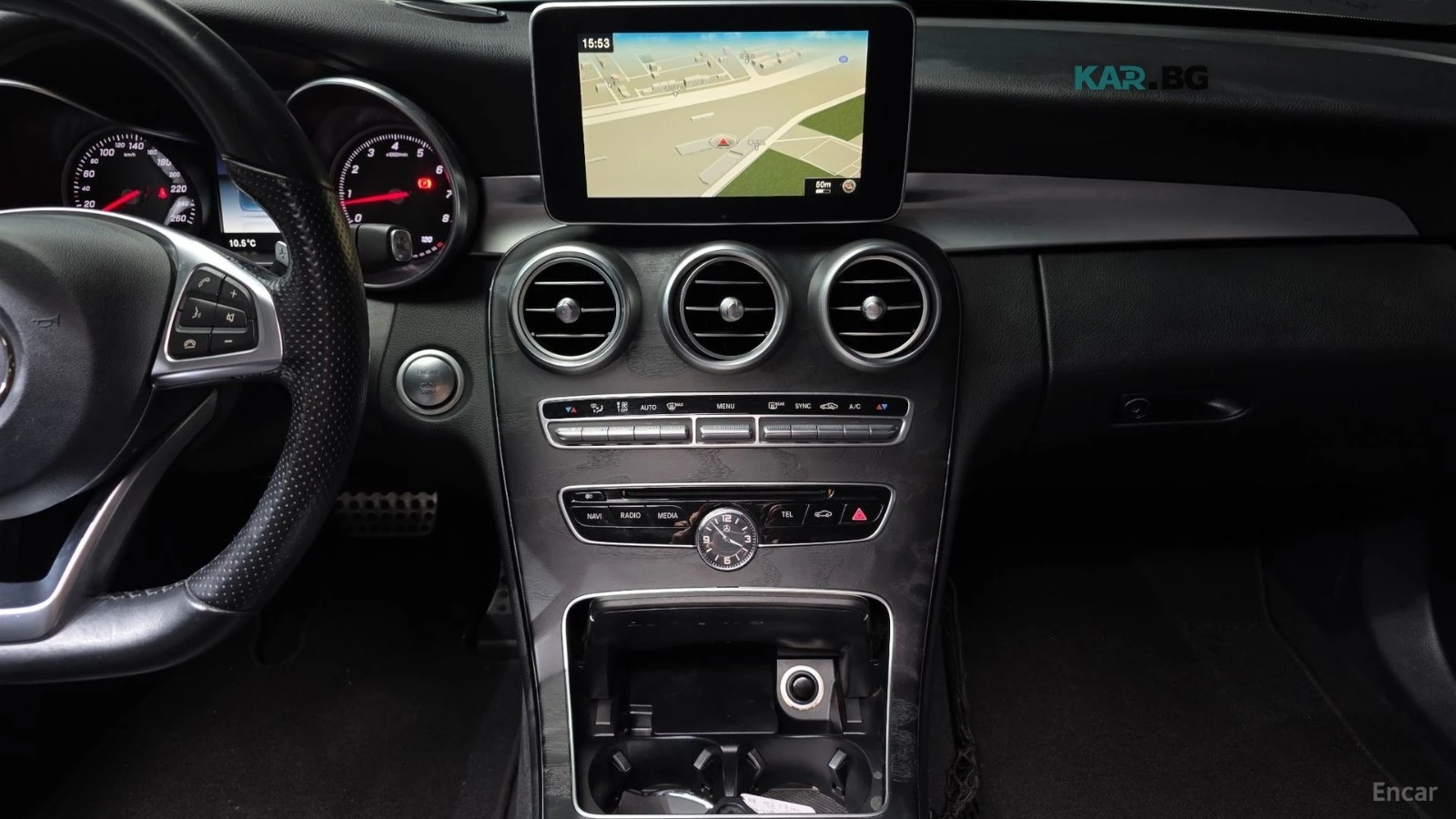 Mercedes-Benz C 200 AMG* КОЖА* ПОДГРЕВ* НАВИ* ПАНО* КАМЕРА, снимка 16 - Автомобили и джипове - 56243609