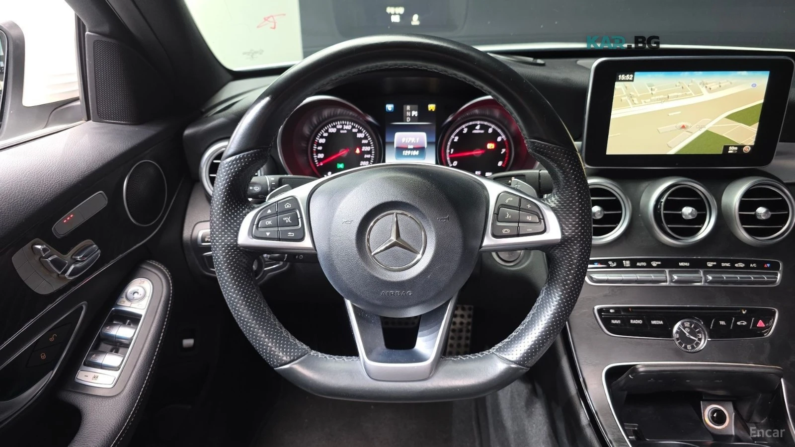Mercedes-Benz C 200 AMG* КОЖА* ПОДГРЕВ* НАВИ* ПАНО* КАМЕРА, снимка 11 - Автомобили и джипове - 56243609