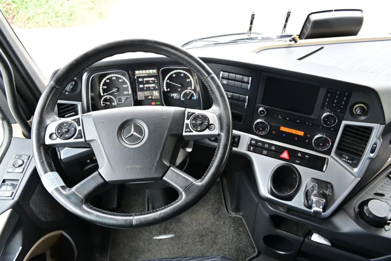 Mercedes-Benz Actros 1843 Тристрана щора с падащ борд, теглич, снимка 12 - Камиони - 52339453