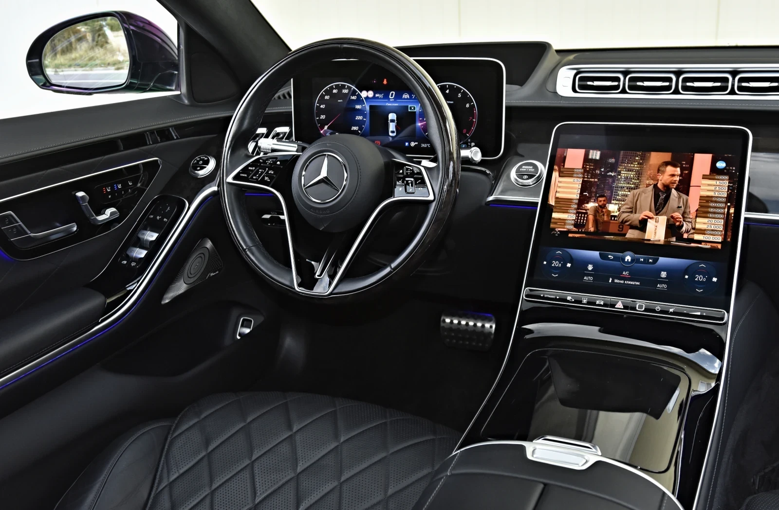 Mercedes-Benz S 500 4M 3xTV AMG Optik LONG 360 DIGITAL LIGHT 3DHEADU, снимка 10 - Автомобили и джипове - 54825272