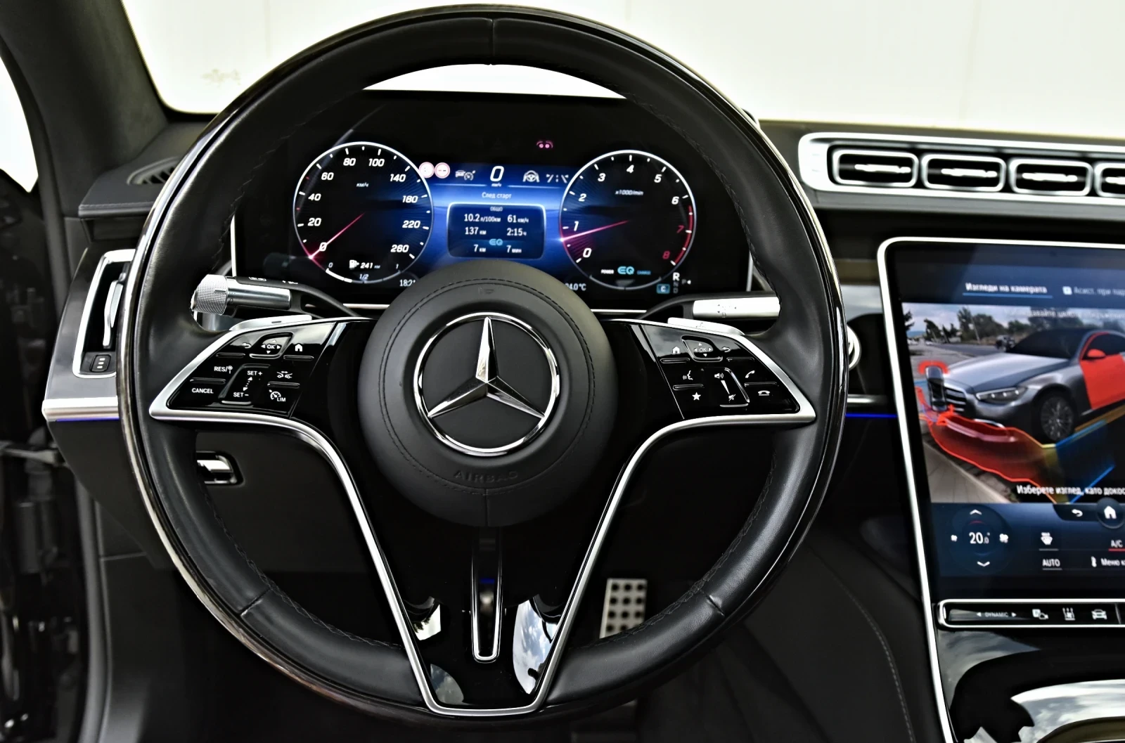 Mercedes-Benz S 500 4M 3xTV AMG Optik LONG 360 DIGITAL LIGHT 3DHEADU, снимка 11 - Автомобили и джипове - 54825272