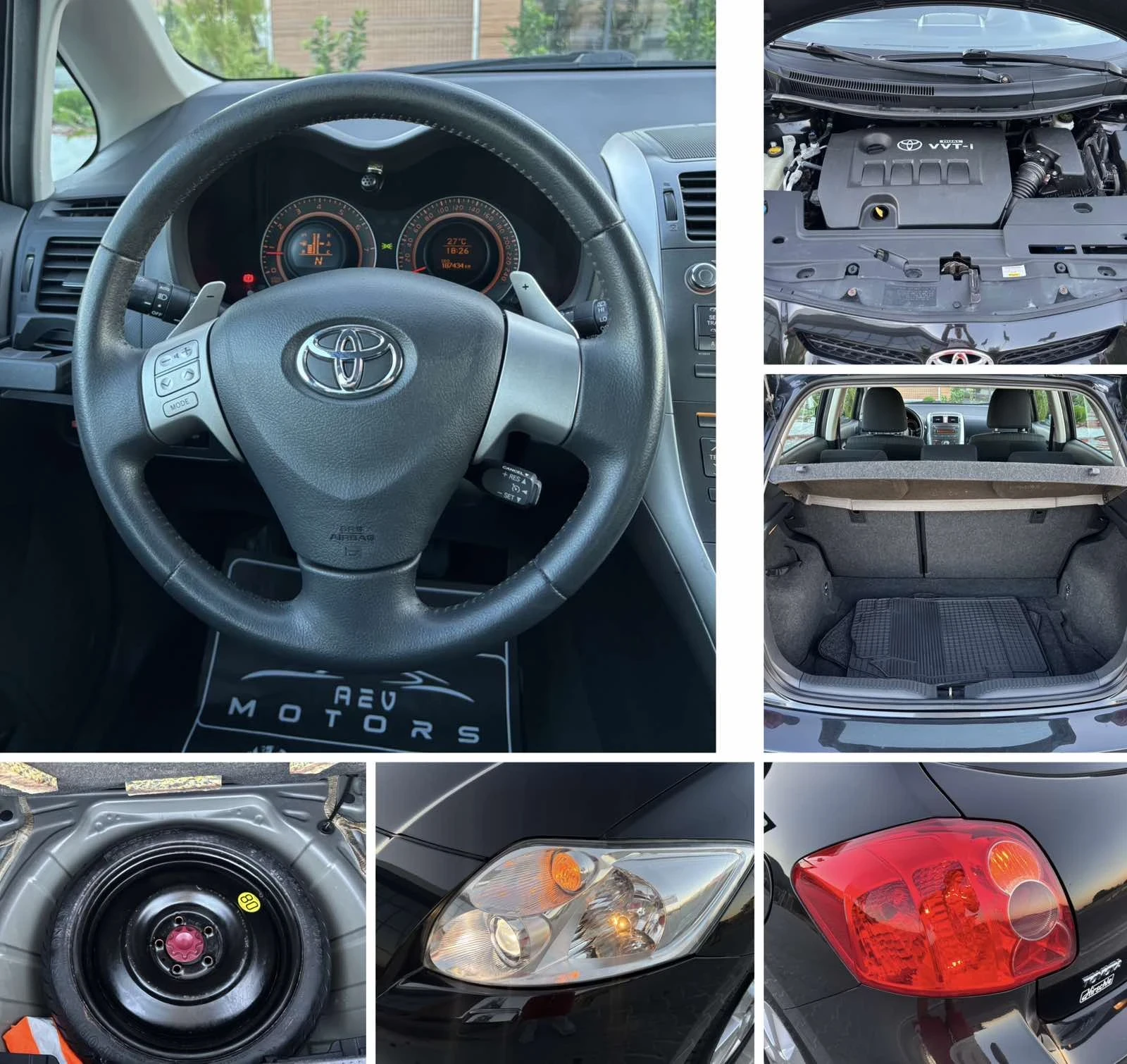 Toyota Auris 1.6Vvti/124кс/Автомат/Ксенон/KEYLESs GO, снимка 14 - Автомобили и джипове - 56022381