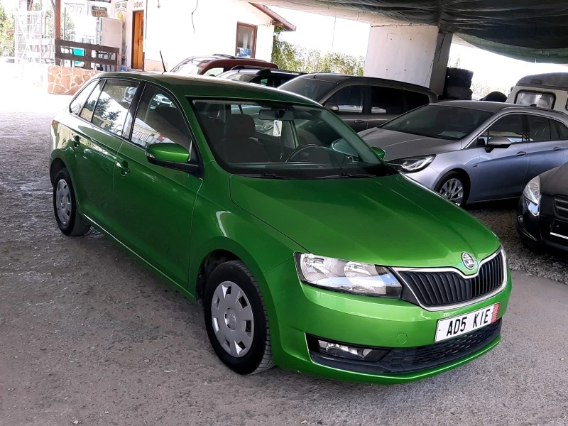 Skoda Rapid 1.0Ti-КЛИМА+ ПОДГРЕВ ! , снимка 1 - Автомобили и джипове - 46546211