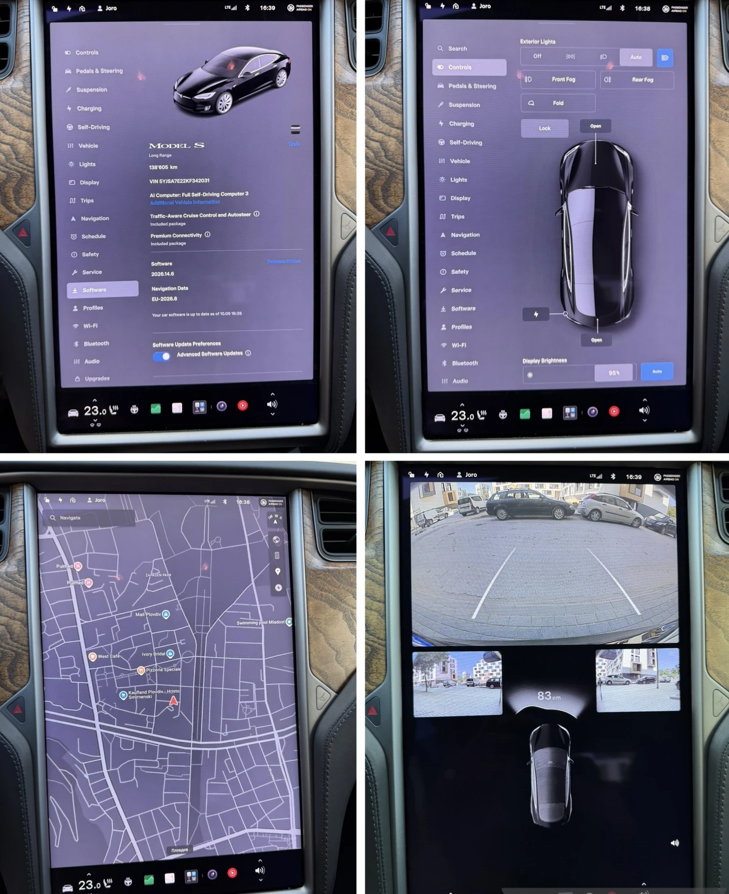 Tesla Model S RAVEN 100kw Dual Motor Long Range , снимка 16 - Автомобили и джипове - 54857301