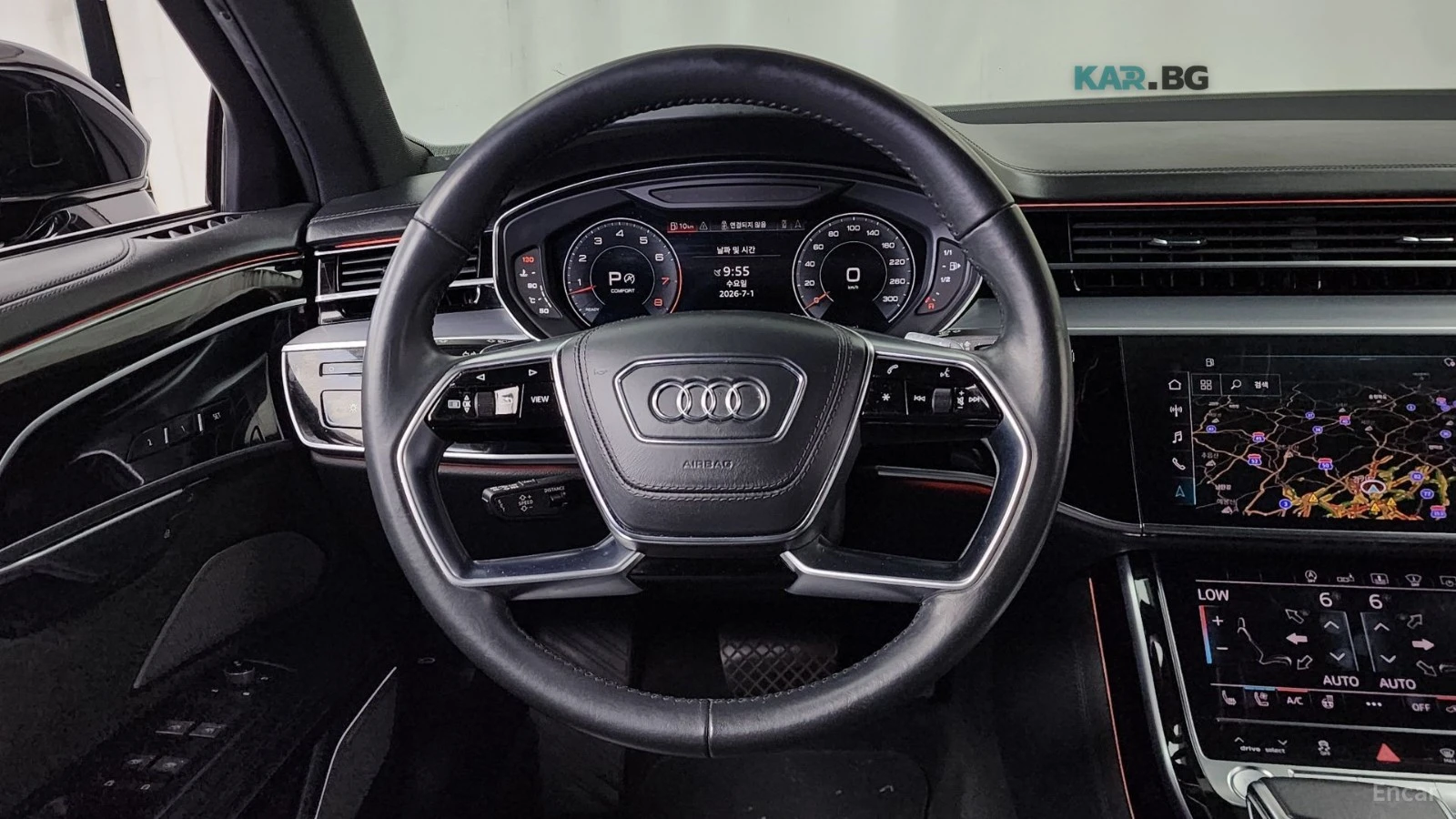 Audi A8 QUATTRO* LWB* DISTRONIC* 360* МАСАЖИ* ОБДУХВАНЕ* , снимка 6 - Автомобили и джипове - 55118526