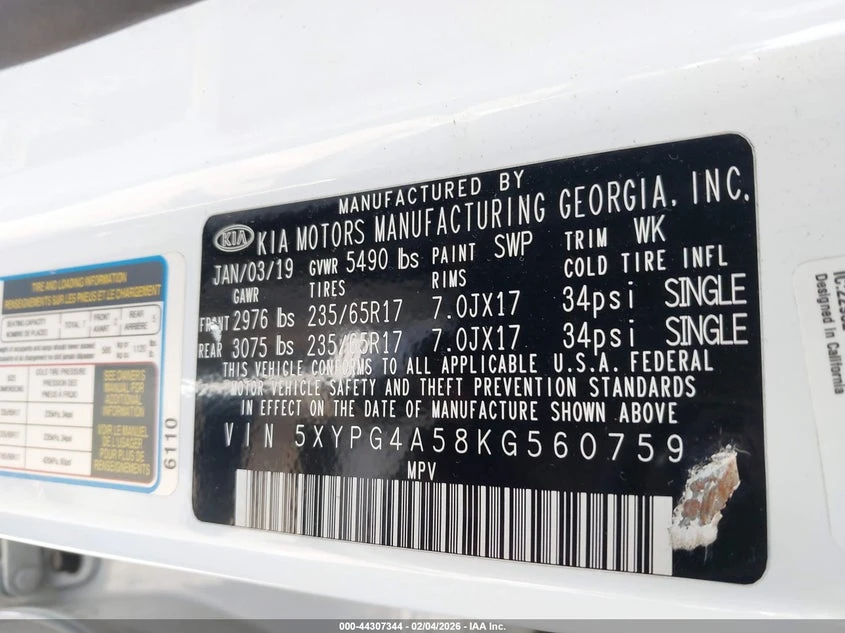 Kia Sorento 3.3l 3.3L Lx, снимка 8 - Автомобили и джипове - 53918839