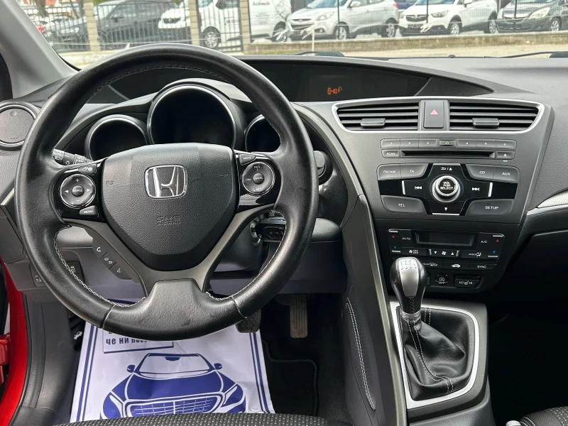 Honda Civic 1, 6 I-DTEC SPORT/LED/CAMERA/EURO-6B, снимка 10 - Автомобили и джипове - 52411573