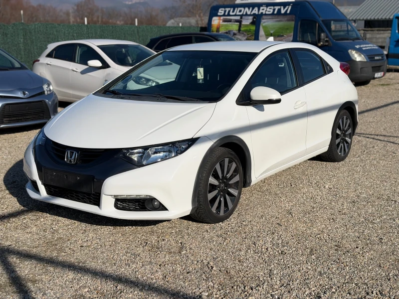 Honda Civic 2.2d/150hp/NAVI/КАМЕРА/Бяла Перла/, снимка 3 - Автомобили и джипове - 52890176