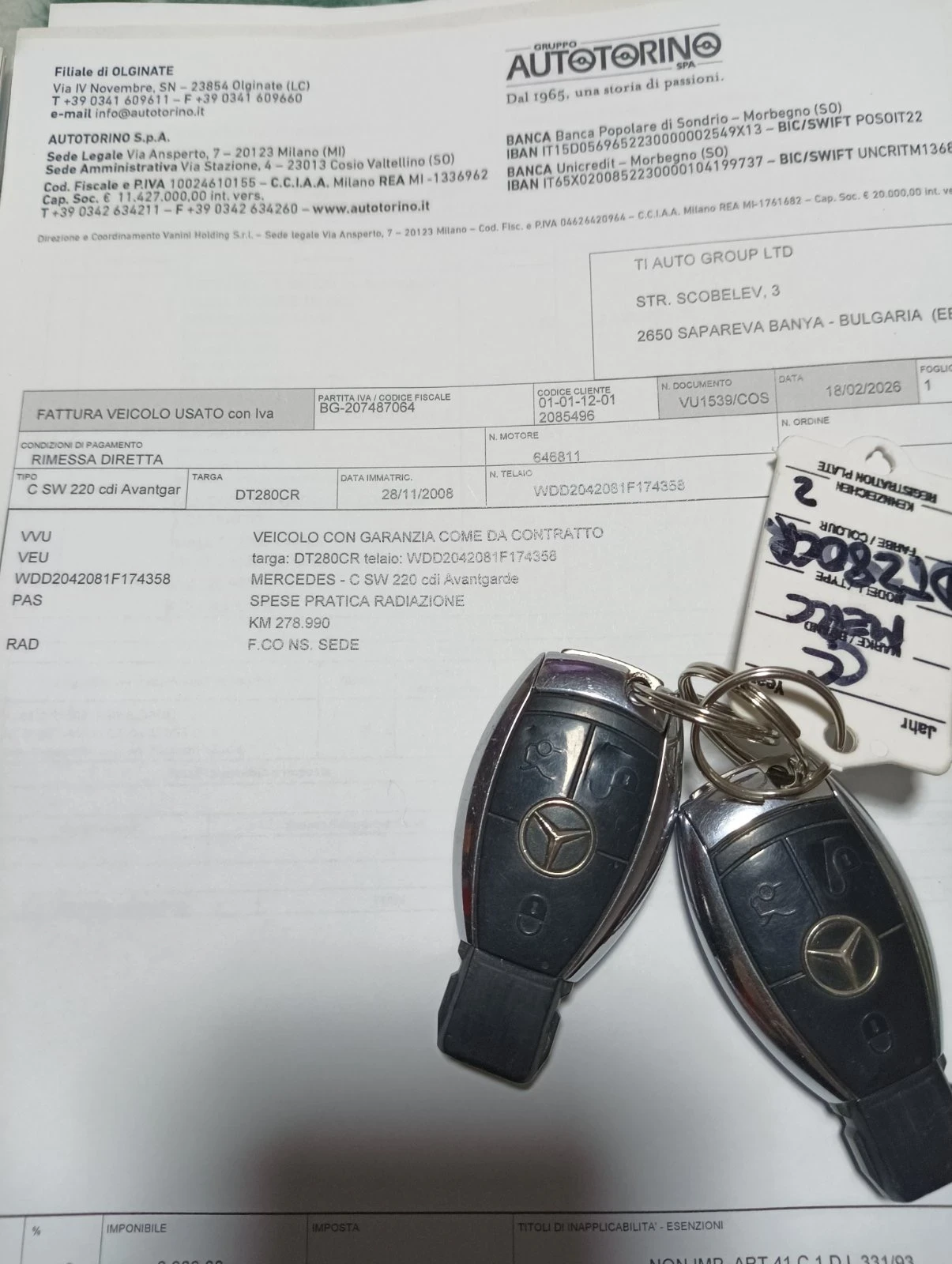 Mercedes-Benz C 220 2.2d 170�.�. Avangard/Avtomat/646 | Mobile.bg � ����������� 17