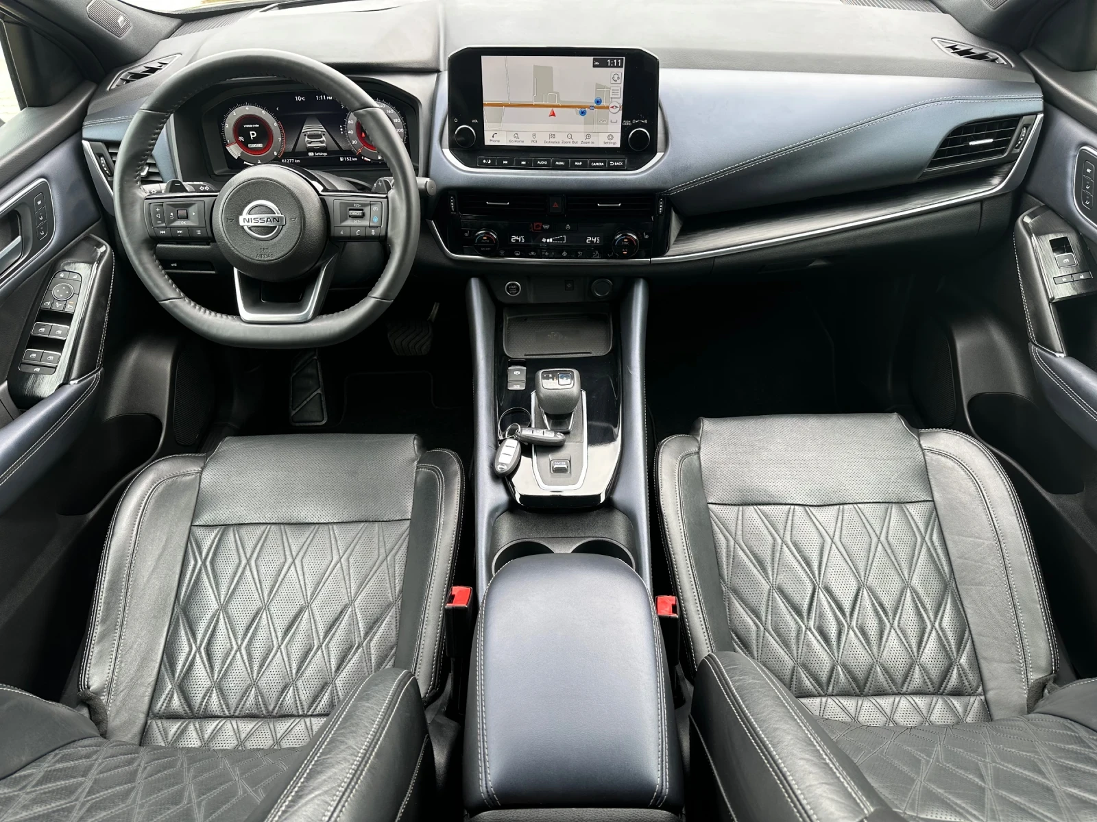 Nissan Qashqai Хибрид 360* масаж панорама Босе | Mobile.bg — изображение 14