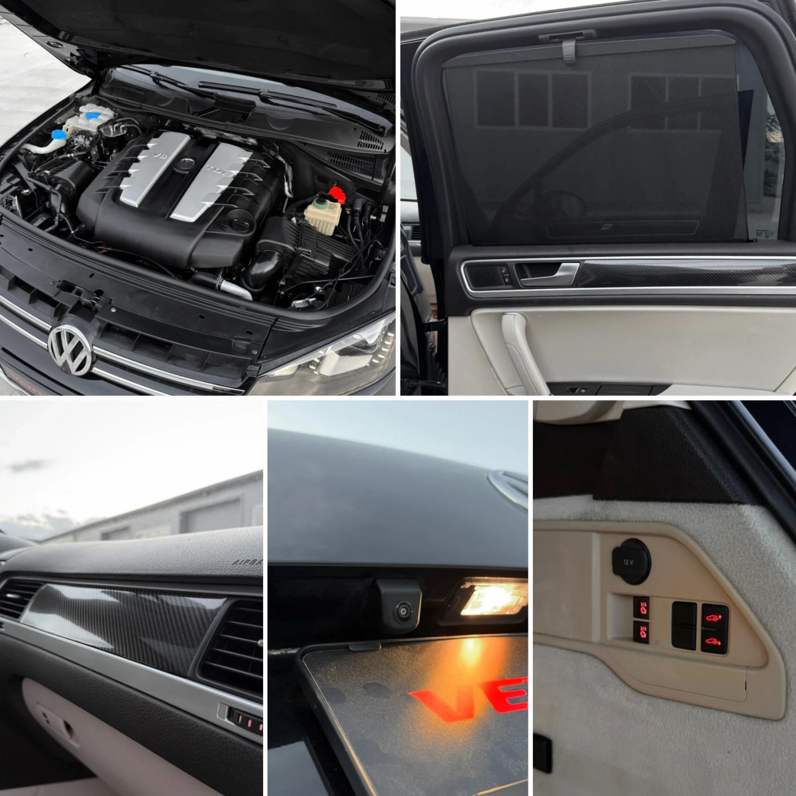 VW Touareg 4.2TDI V8/ PANO/ 3xTV/ 4MOTION/ EXCLUSIVE/ CARBON, снимка 12 - Автомобили и джипове - 55482854