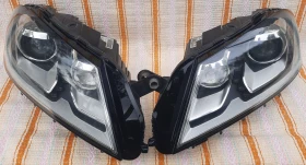 Bi-Xenon LED фарове-VW Passat B7-пълен комплект-оригинални, снимка 1 - Части - 47423154