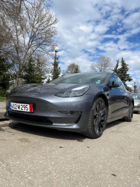 Tesla Model 3 Performance, снимка 1 - Автомобили и джипове - 45331609