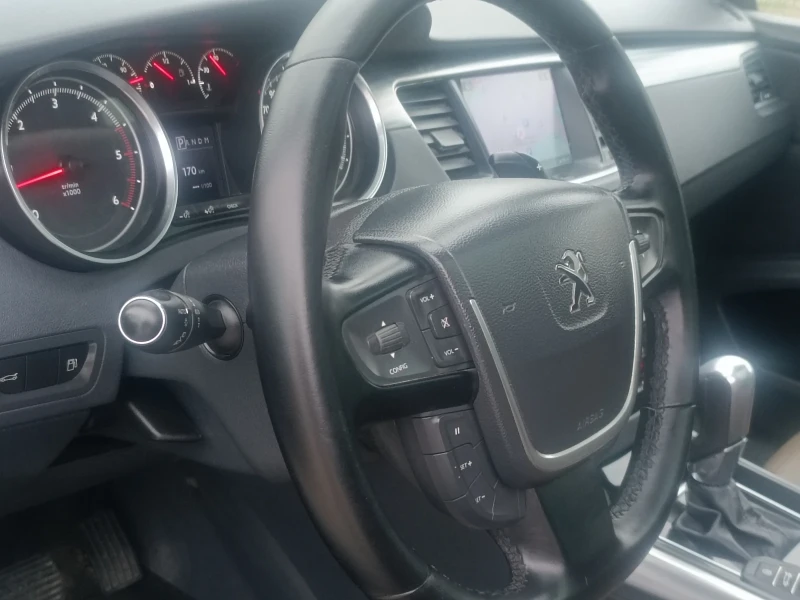 Peugeot 508 2.2/GT/Панорама/Нави/Лед/Кожа/Масаж, снимка 7 - Автомобили и джипове - 52510315