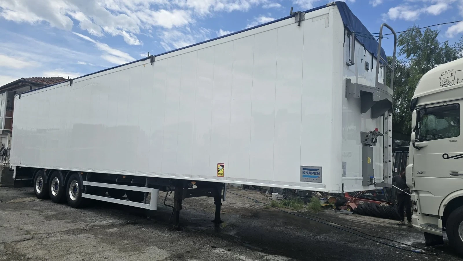 Полуремарке Knapen Саморазтоварващо / 92 куб. / 7700 тара, снимка 5 - Ремаркета - 54659895