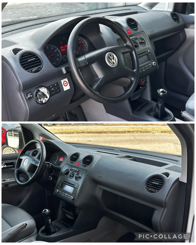 VW Caddy 1.6i ГАЗ 7-МЕСТА, снимка 9 - Автомобили и джипове - 51890715