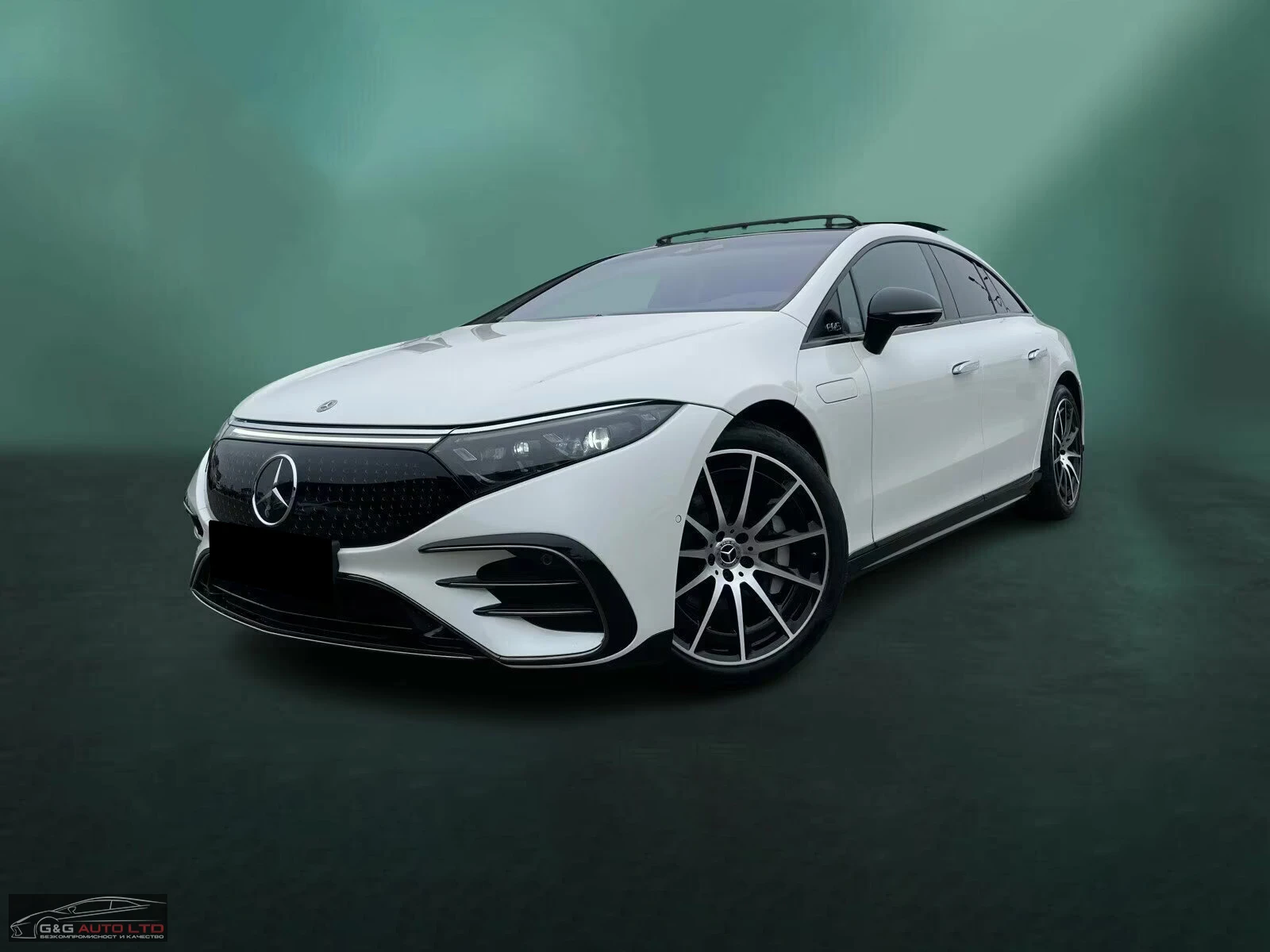 Mercedes-Benz EQS 450+ /333HP/AMG/360/PANO/BURM/DISTR/AIRM/165z | Auto.bg — изображение 1