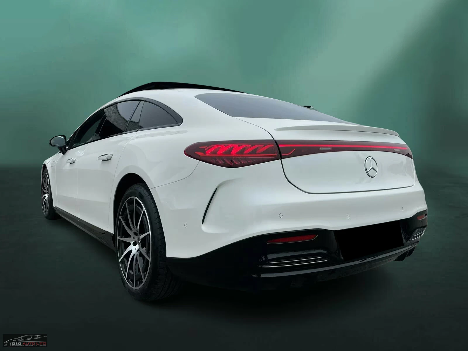 Mercedes-Benz EQS 450+ /333HP/AMG/360/PANO/BURM/DISTR/AIRM/165z, снимка 4 - Автомобили и джипове - 53874747